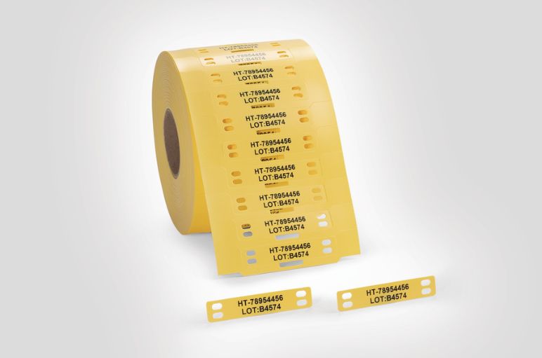 Cable labels, wire labels for industrial identification