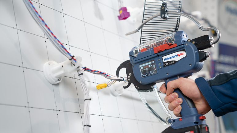 automatic cable tie tool