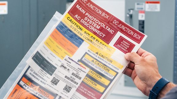 solar label pack