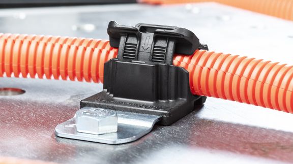 High-Voltage Cable Retention