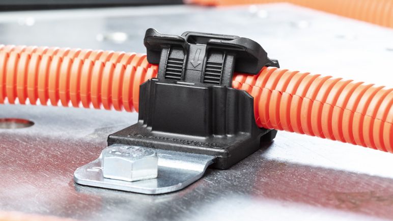 High-Voltage Cable Retention