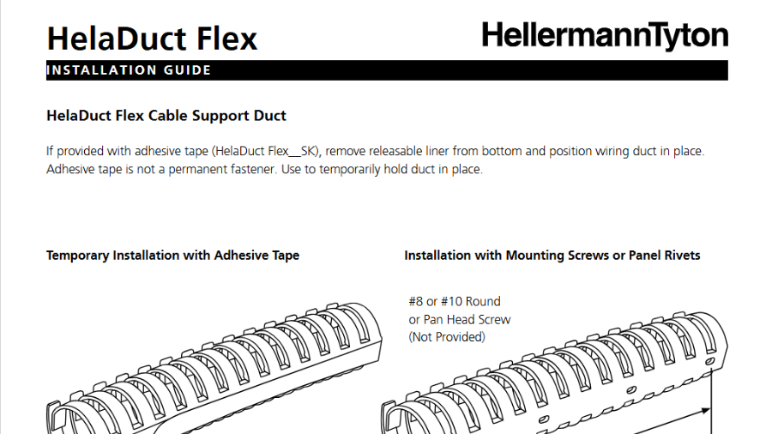 HelaDuct Flex Instructions