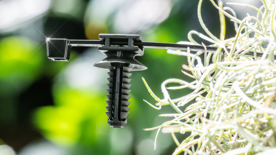 Sustainability cable tie mount