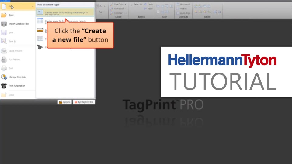 How to Create and Print a Label in TagPrint Pro 4.0