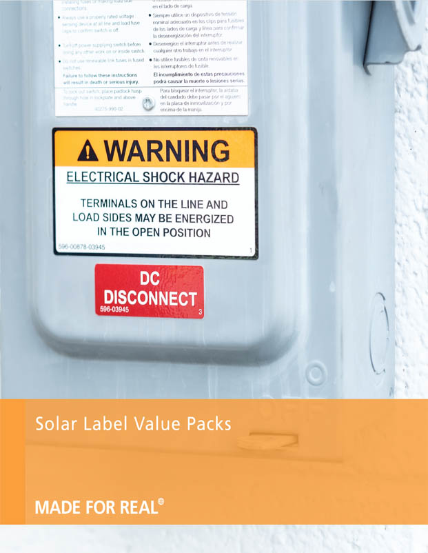 Solar Installation Labels