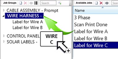 Create Label Groups - Print Automation